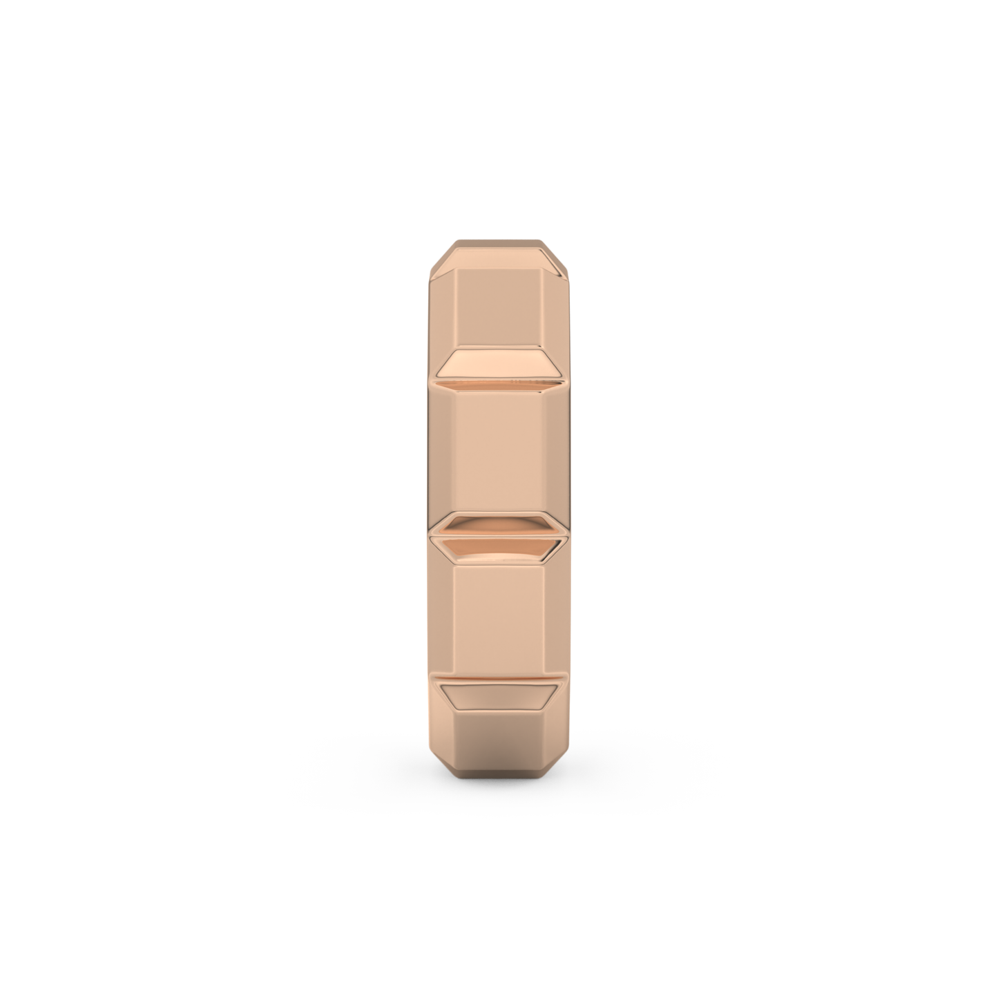 Patterned Men's Wedding Band