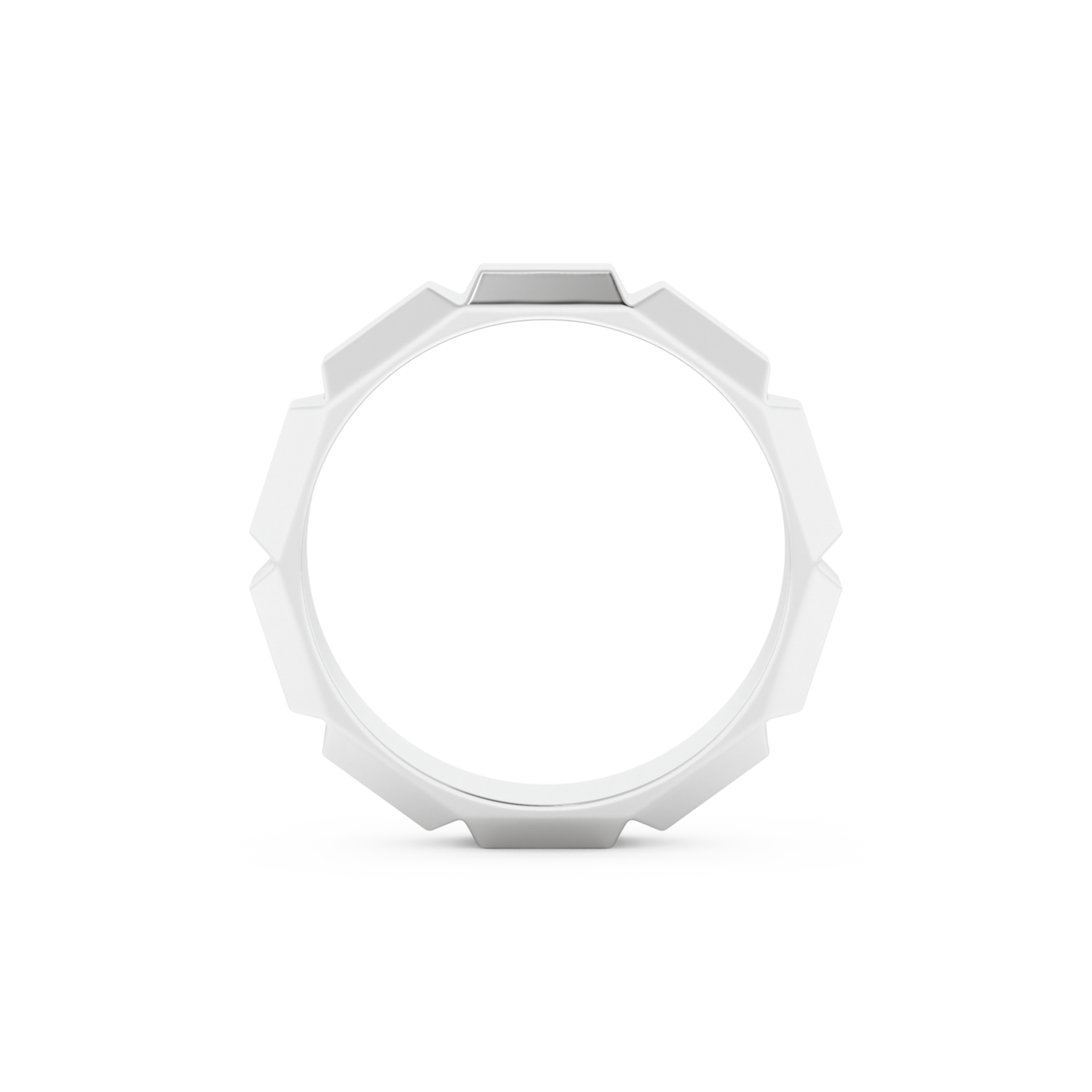 Patterned Men's Wedding Band