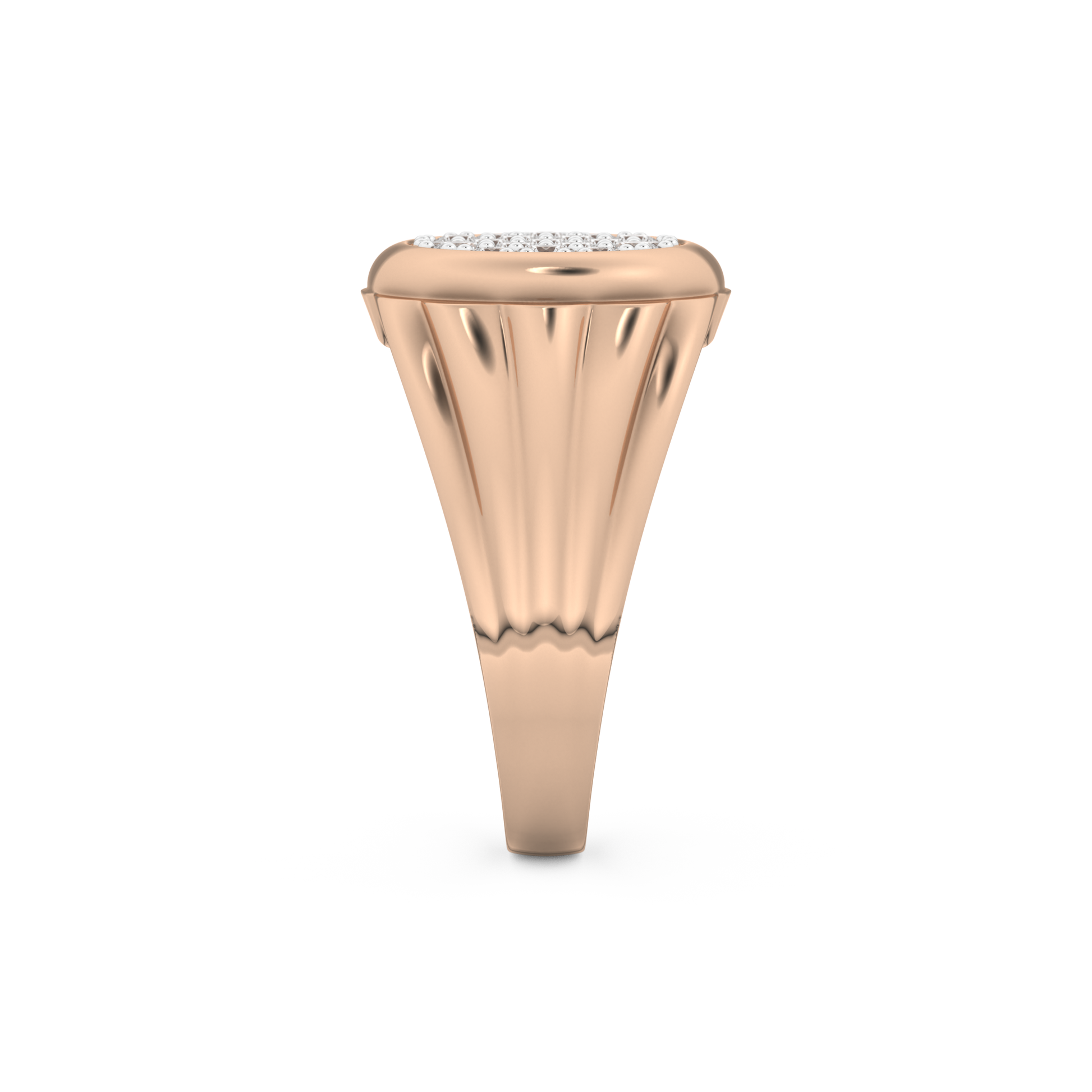 0.417 TCW Round Lab Grown Diamond Men's Wedding Band