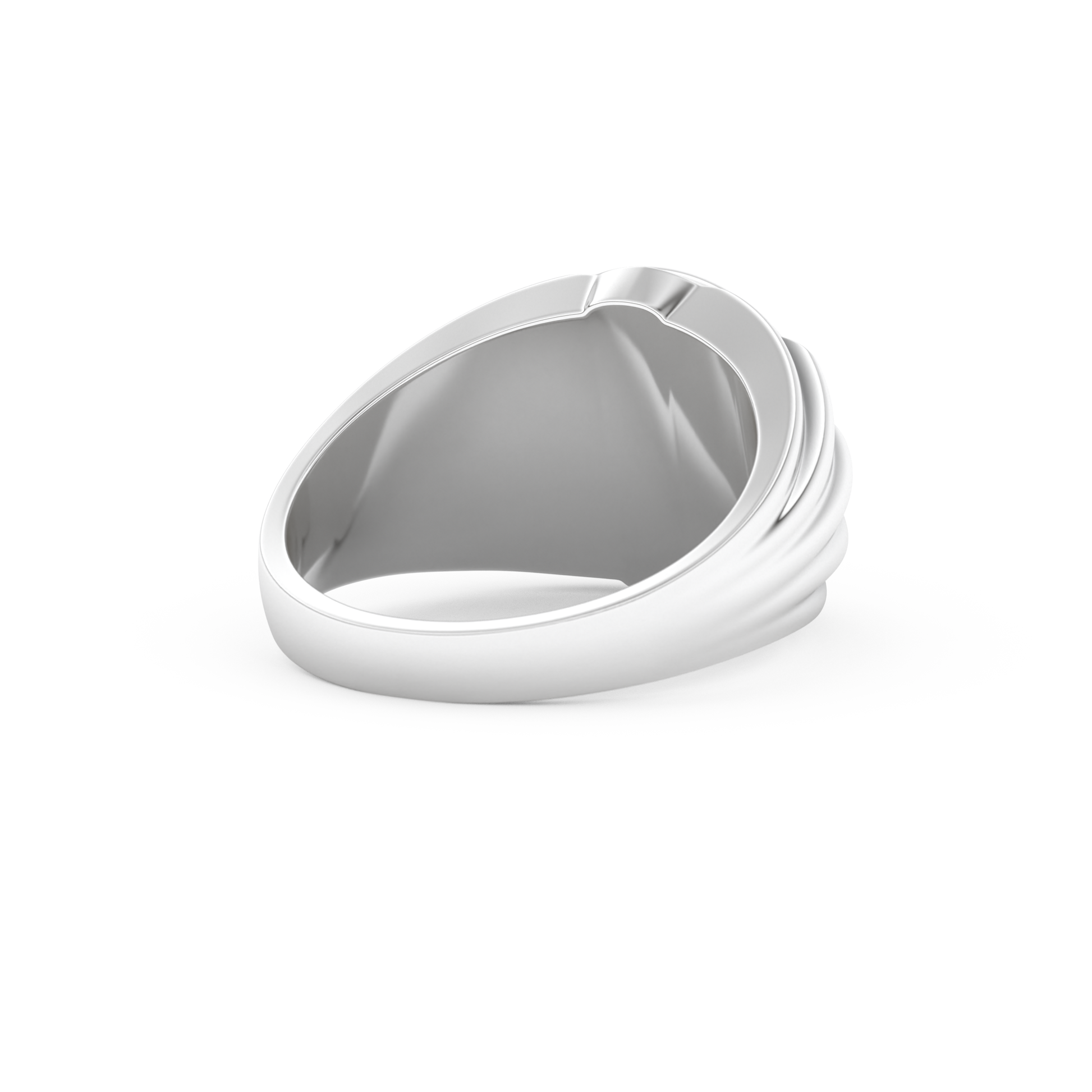 0.417 TCW Round Lab Grown Diamond Men's Wedding Band