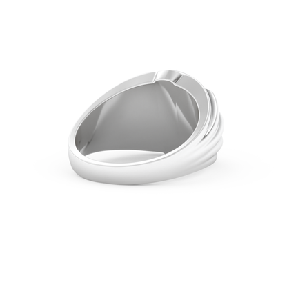 0.417 TCW Round Lab Grown Diamond Men's Wedding Band