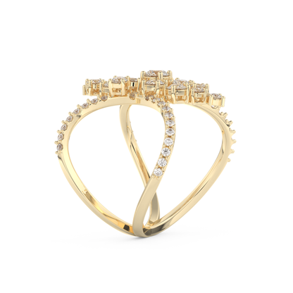 0.645 TCW Round Lab Grown Diamond Wedding Band
