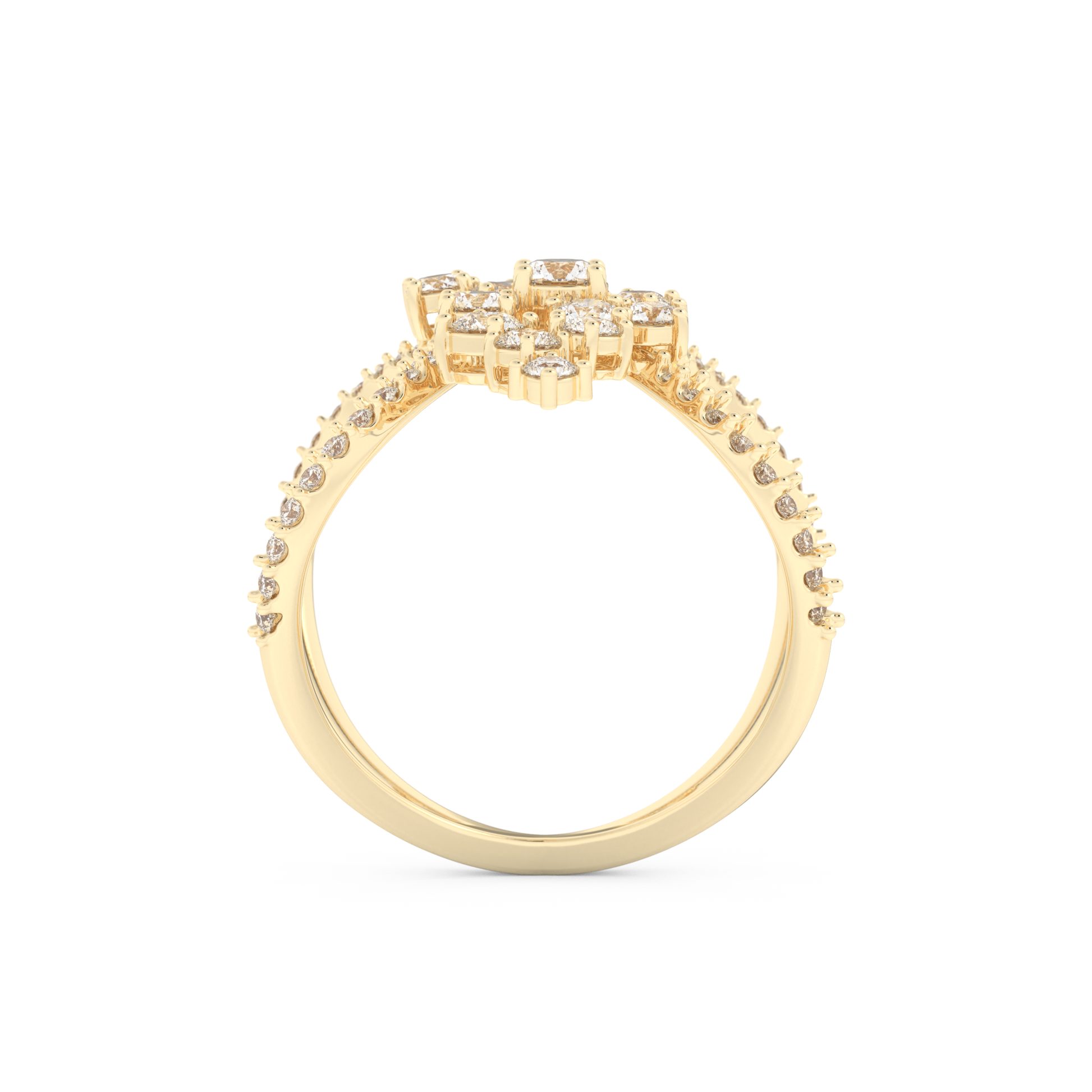 0.645 TCW Round Lab Grown Diamond Wedding Band