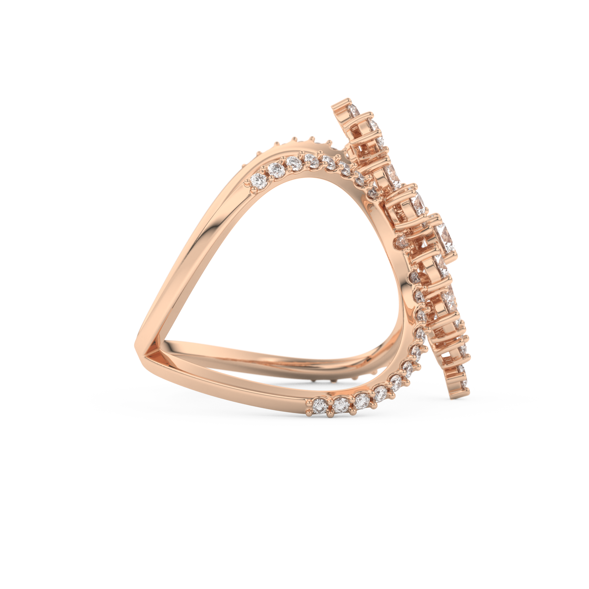 0.645 TCW Round Lab Grown Diamond Wedding Band