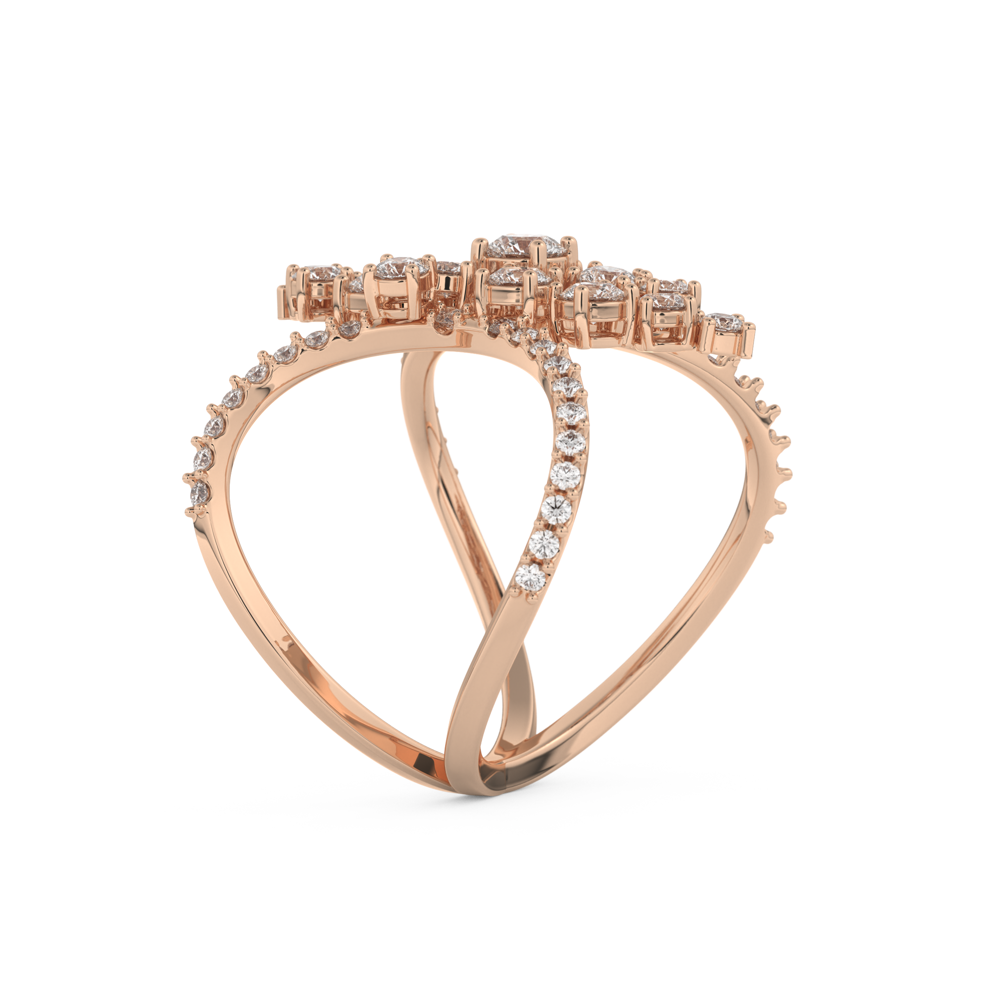 0.645 TCW Round Lab Grown Diamond Wedding Band