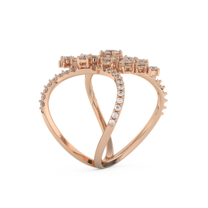0.645 TCW Round Lab Grown Diamond Wedding Band