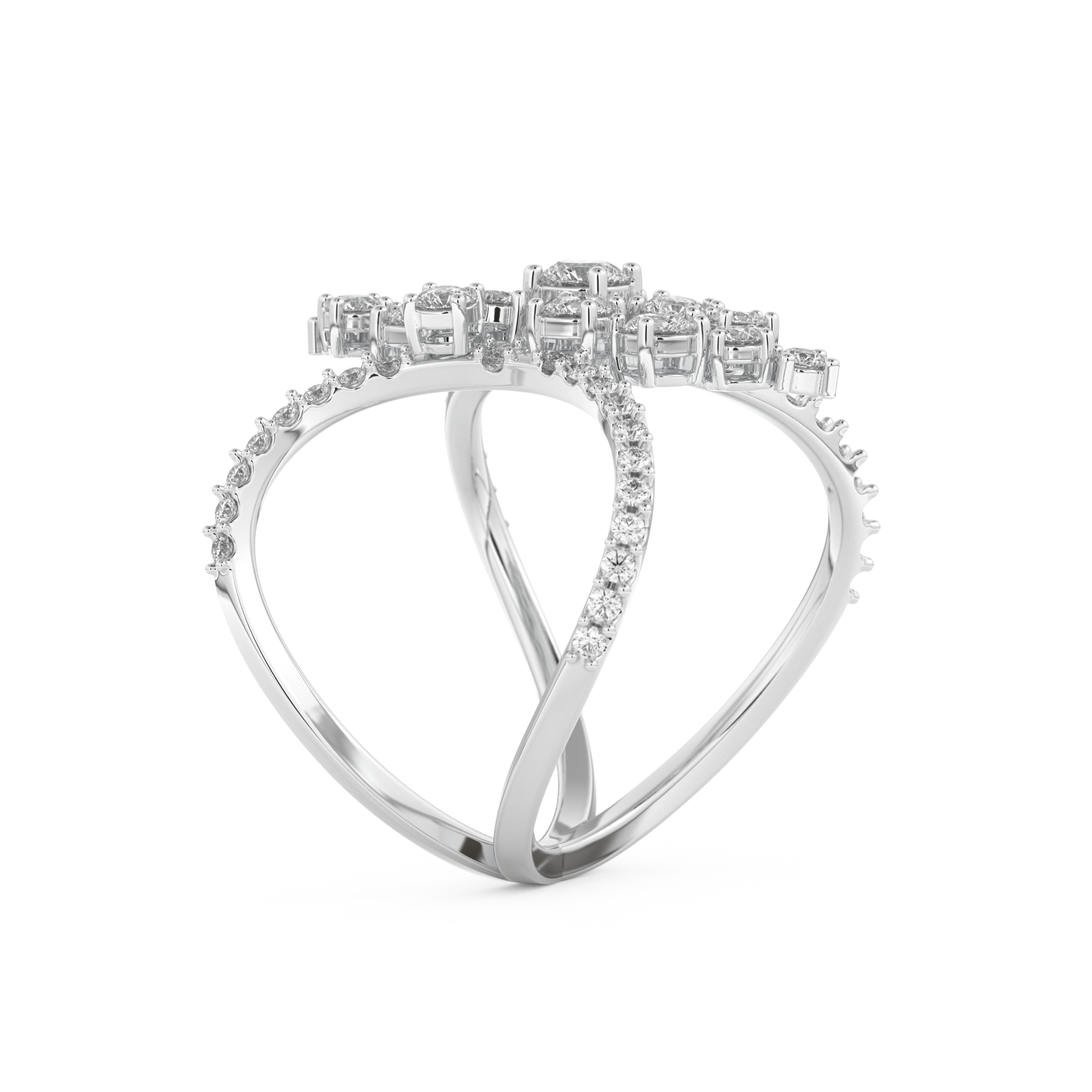 0.645 TCW Round Lab Grown Diamond Wedding Band