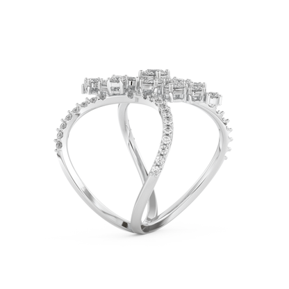 0.645 TCW Round Lab Grown Diamond Wedding Band