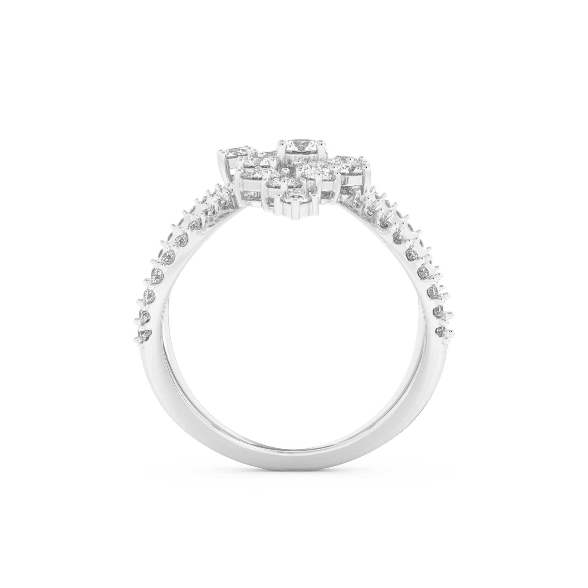 0.645 TCW Round Lab Grown Diamond Wedding Band