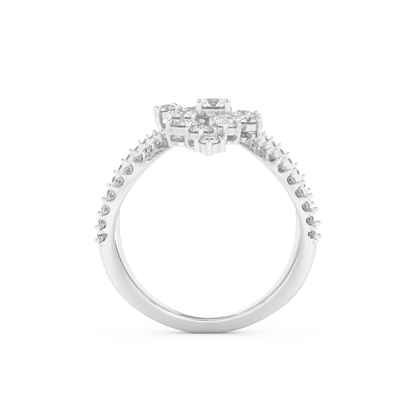 0.645 TCW Round Lab Grown Diamond Wedding Band
