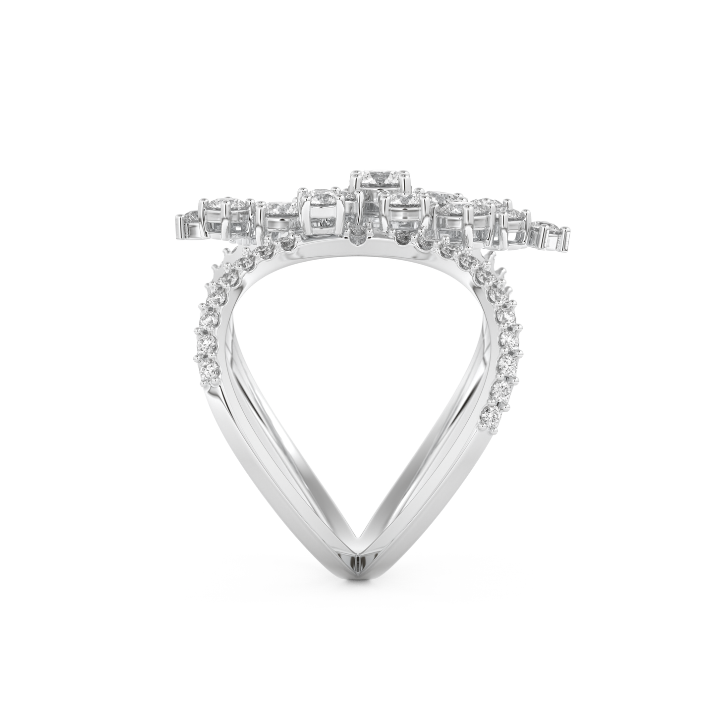 0.645 TCW Round Lab Grown Diamond Wedding Band