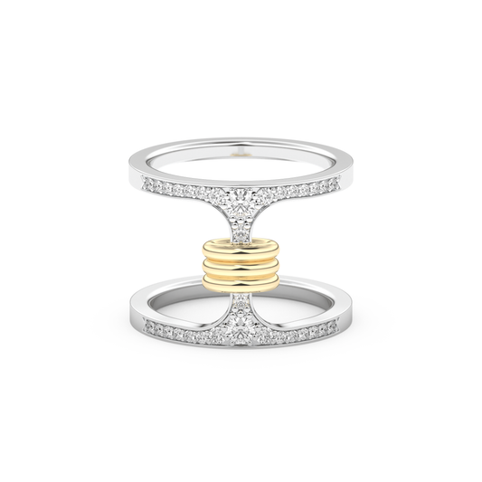 0.361 TCW Round Lab Grown Diamond Men's Wedding Band