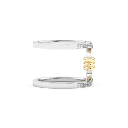 0.361 TCW Round Lab Grown Diamond Men's Wedding Band