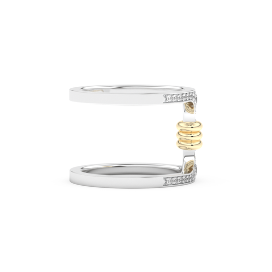 0.361 TCW Round Lab Grown Diamond Men's Wedding Band