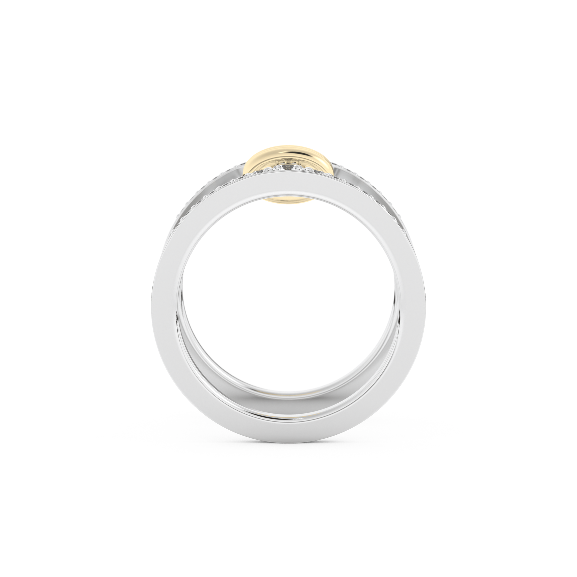 0.361 TCW Round Lab Grown Diamond Men's Wedding Band