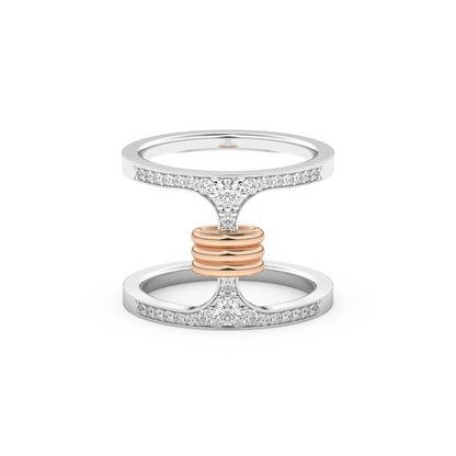 0.361 TCW Round Lab Grown Diamond Men's Wedding Band