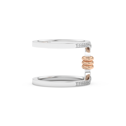 0.361 TCW Round Lab Grown Diamond Men's Wedding Band