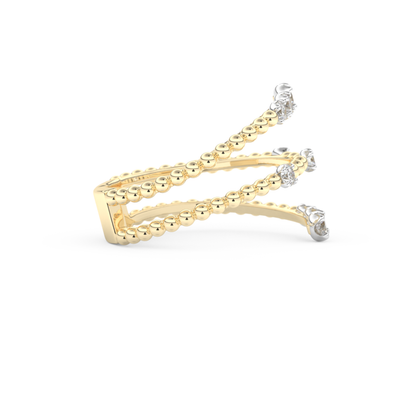 0.35 TCW Round Lab Grown Diamond Wedding Band