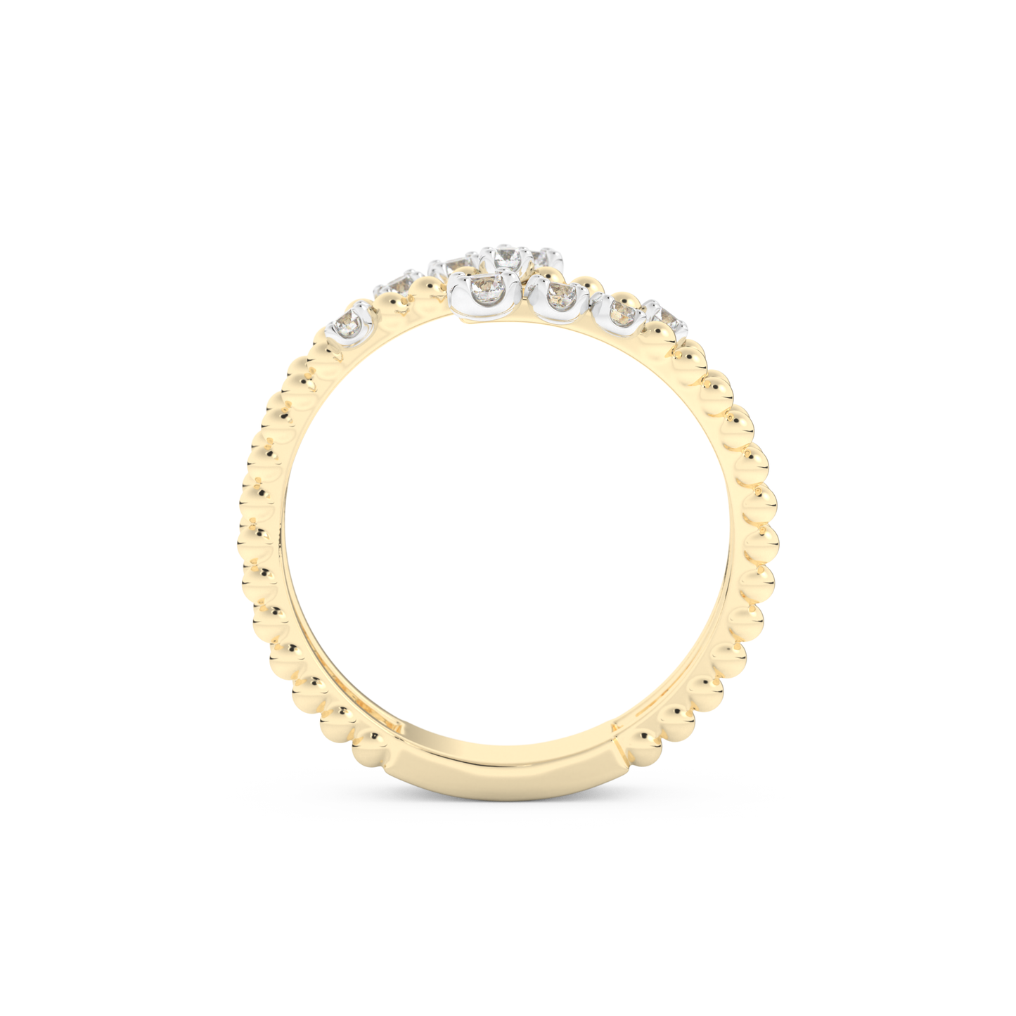 0.35 TCW Round Lab Grown Diamond Wedding Band