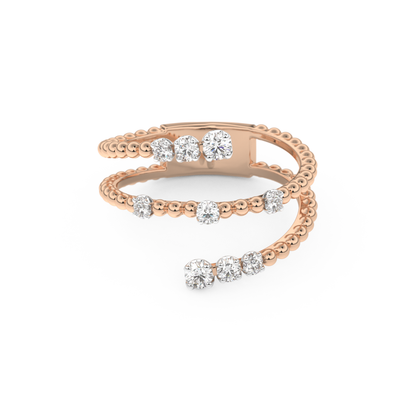 0.35 TCW Round Lab Grown Diamond Wedding Band