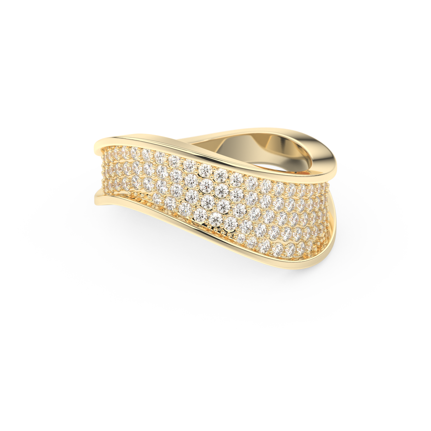 0.75 TCW Round Lab Grown Diamond Wedding Band