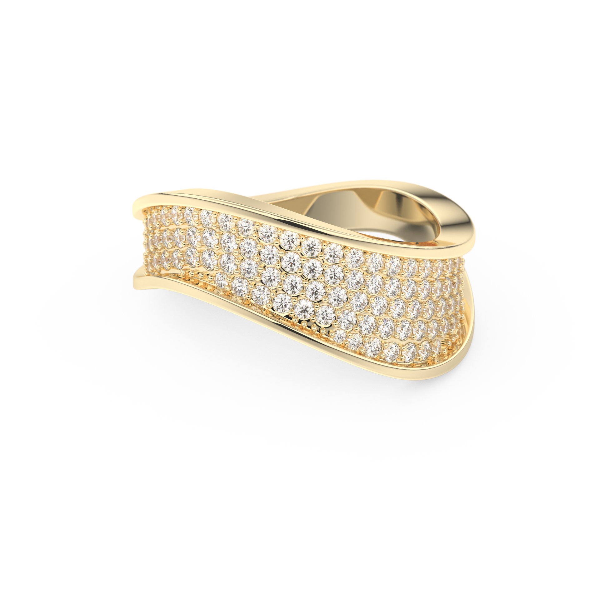 0.75 TCW Round Lab Grown Diamond Wedding Band