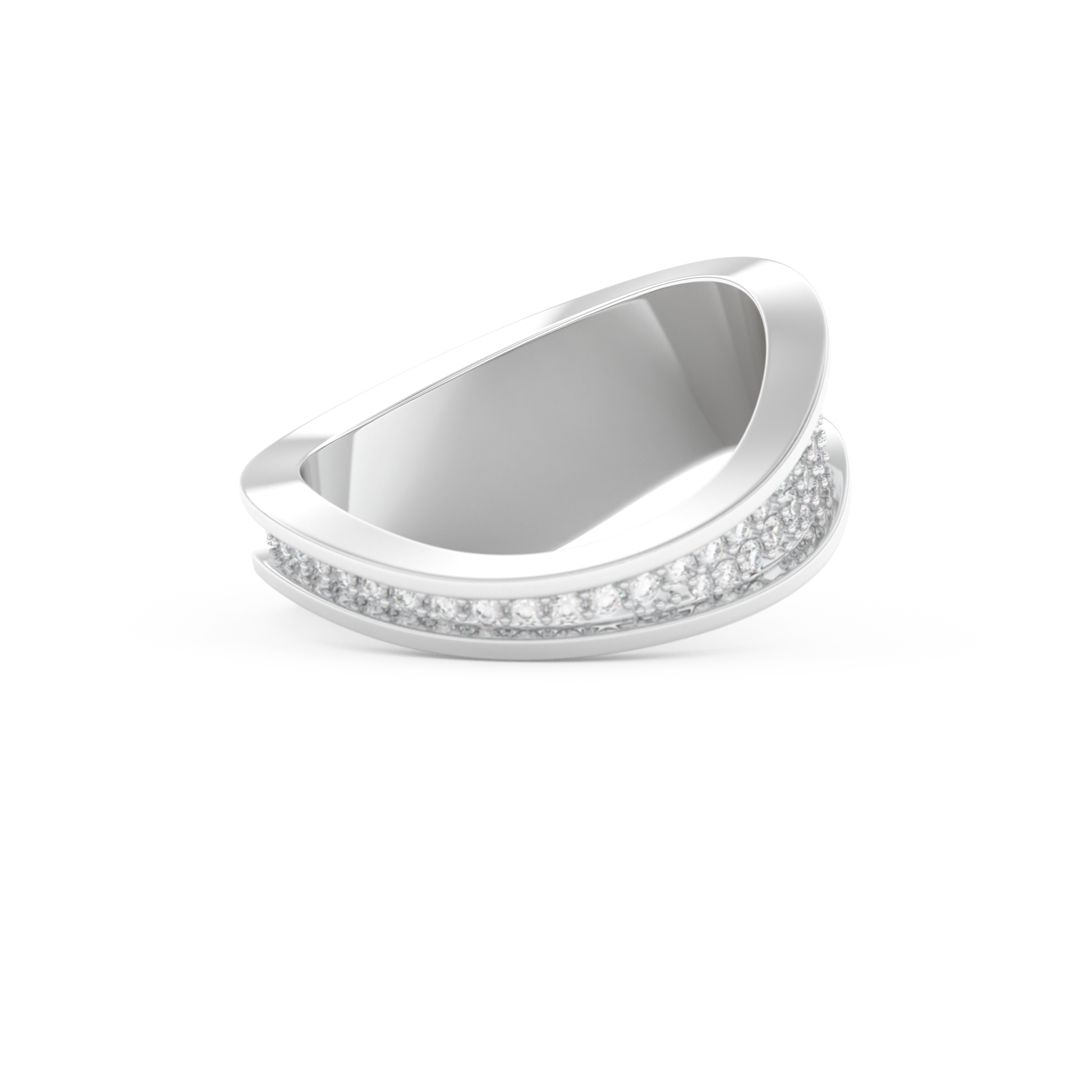 0.75 TCW Round Lab Grown Diamond Wedding Band