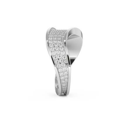 0.75 TCW Round Lab Grown Diamond Wedding Band