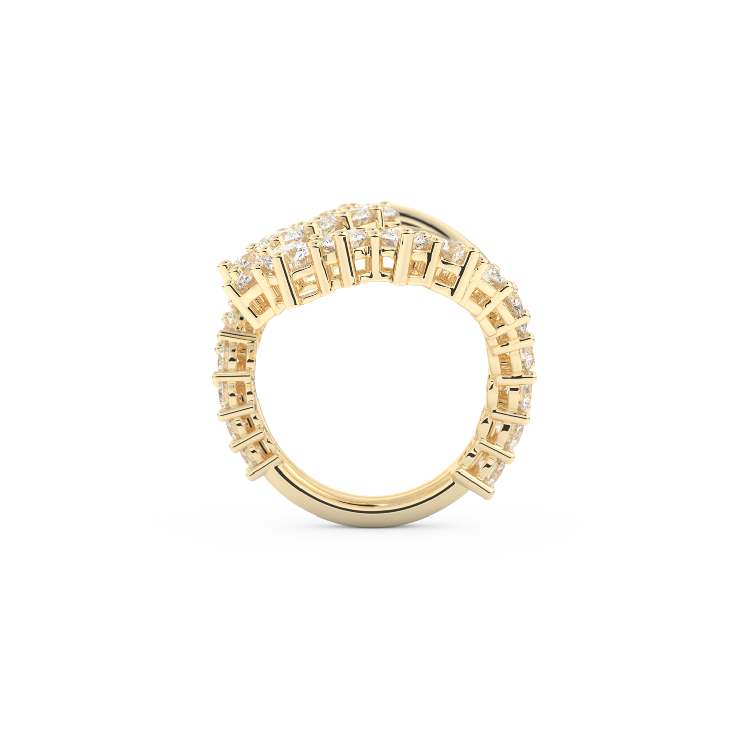 3.08 TCW Round Lab Grown Diamond Wedding Band