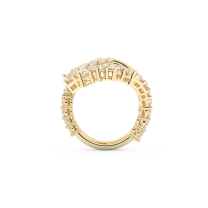 3.08 TCW Round Lab Grown Diamond Wedding Band
