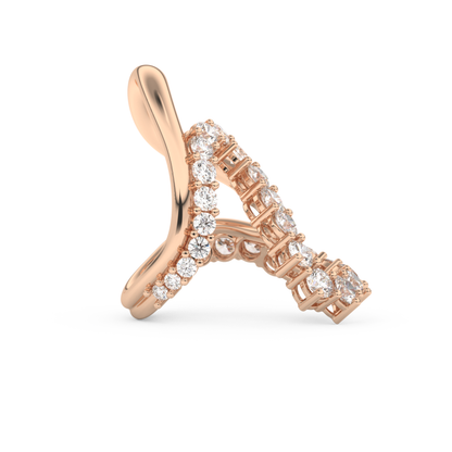 3.08 TCW Round Lab Grown Diamond Wedding Band