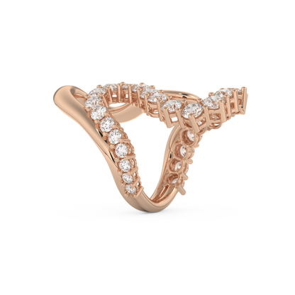 3.08 TCW Round Lab Grown Diamond Wedding Band