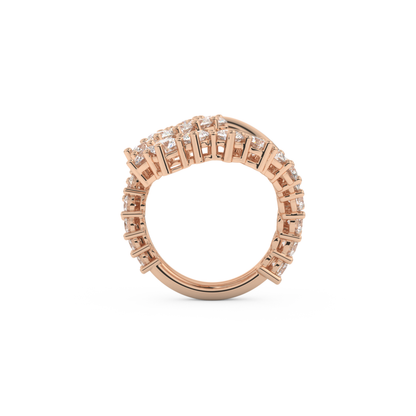 3.08 TCW Round Lab Grown Diamond Wedding Band