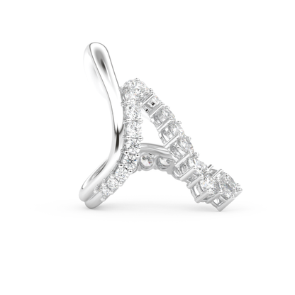 3.08 TCW Round Lab Grown Diamond Wedding Band