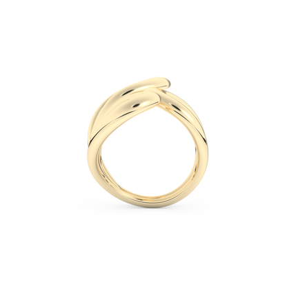 Unique Curved Wedding Band