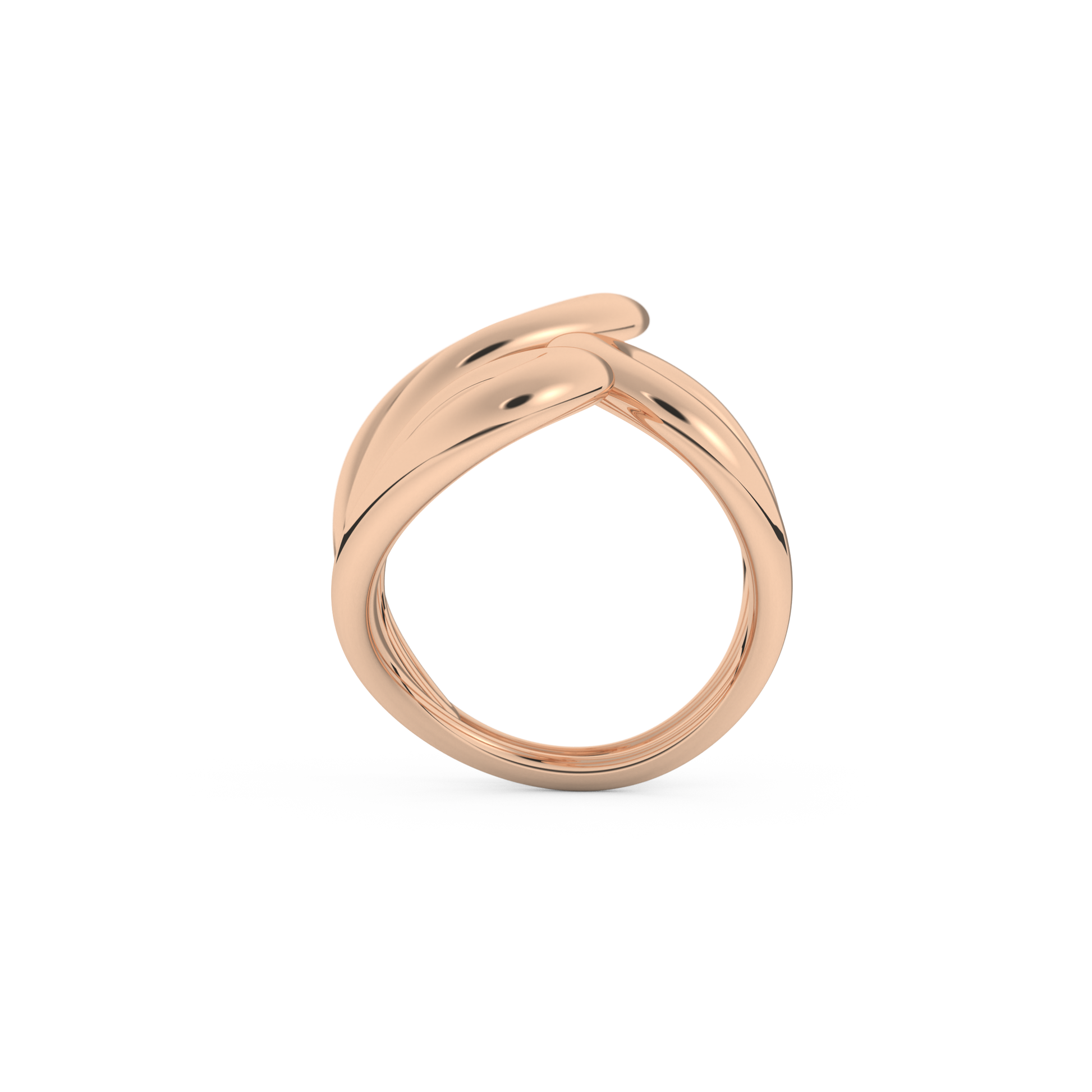 Unique Curved Wedding Band