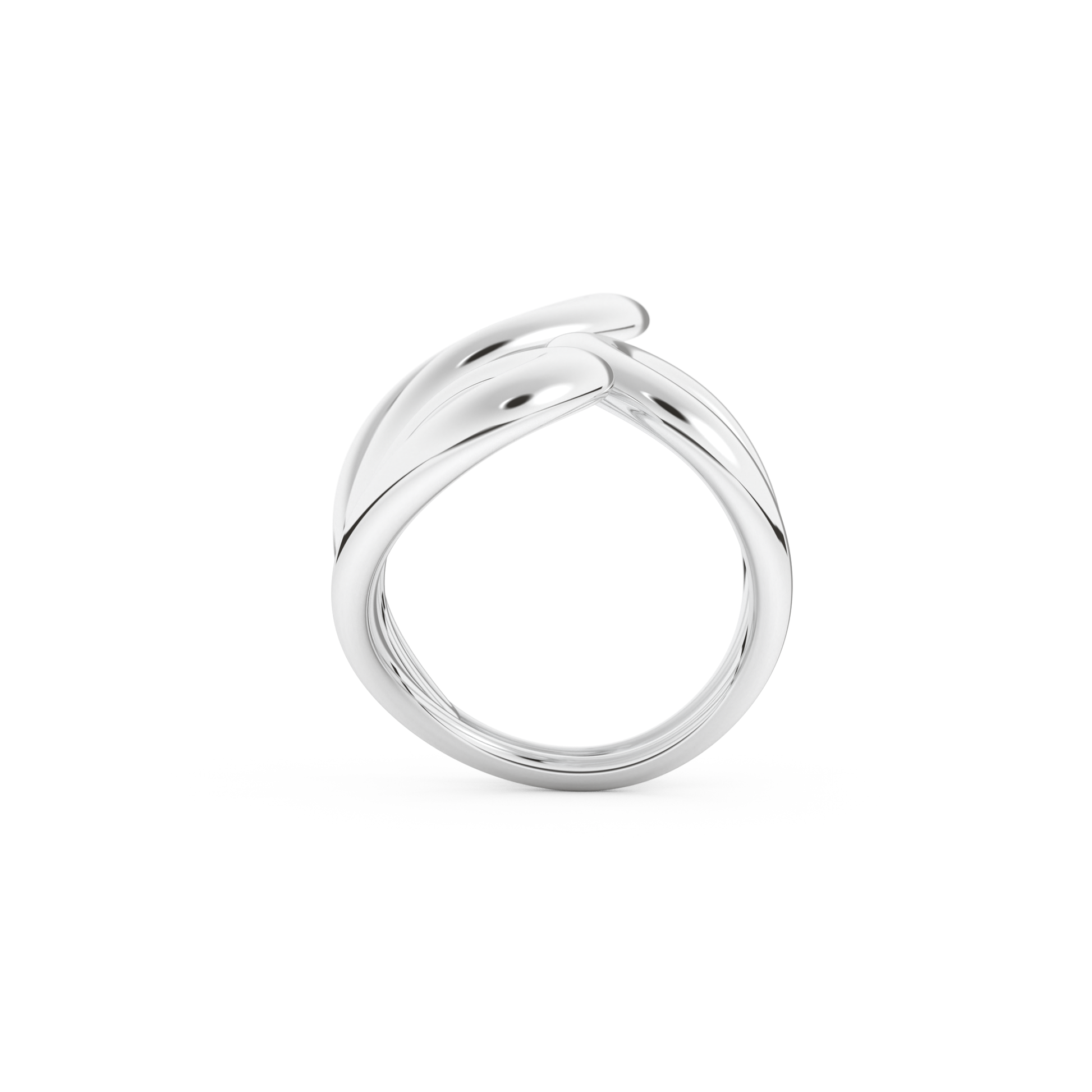 Unique Curved Wedding Band