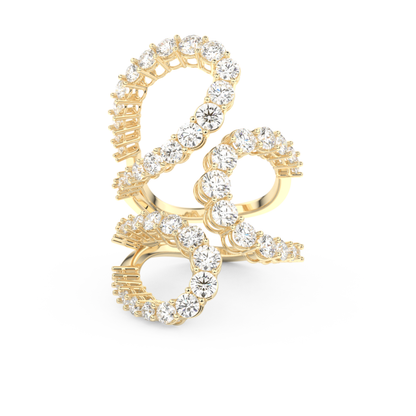 3.501 TCW Round Lab Grown Diamond Wedding Band