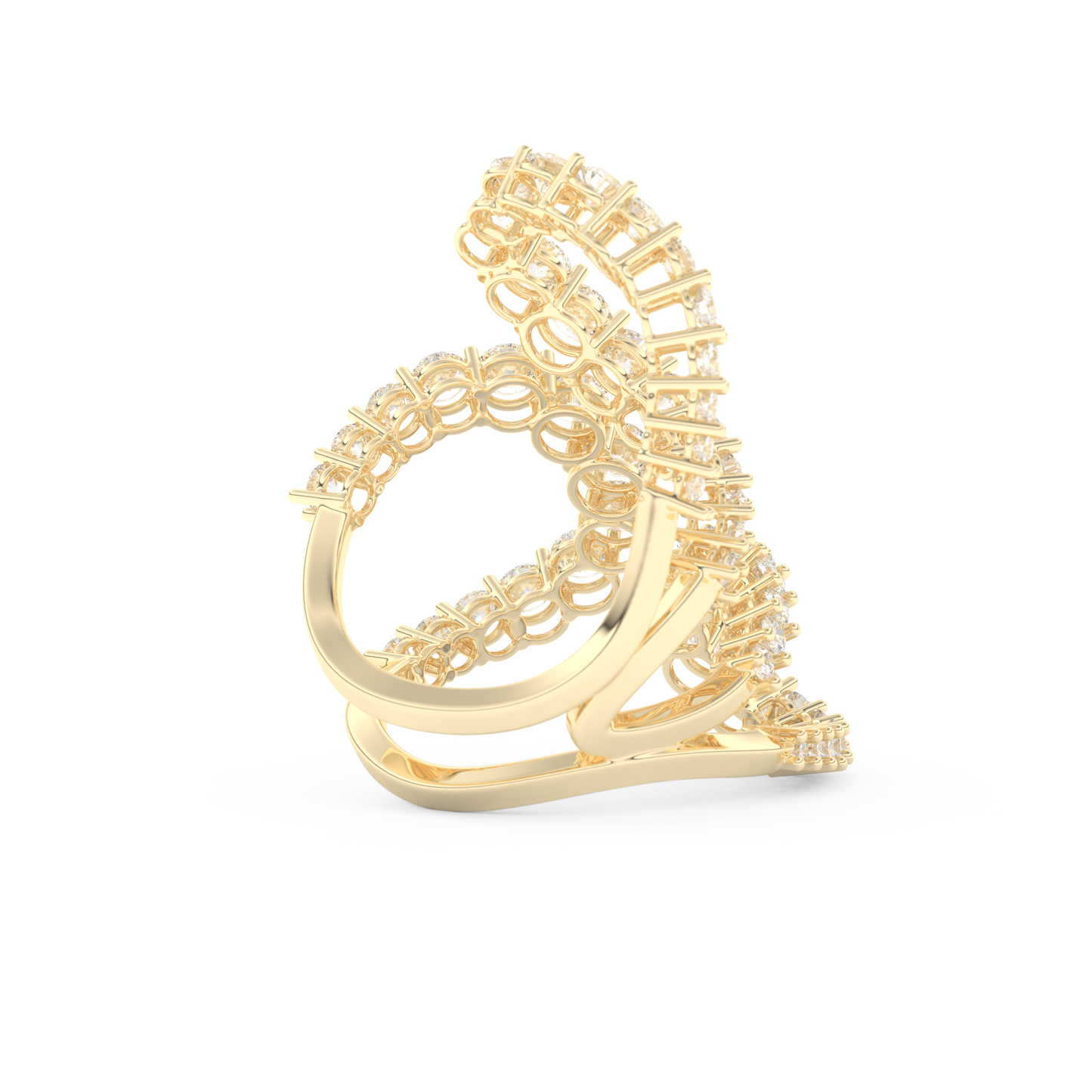 3.501 TCW Round Lab Grown Diamond Wedding Band