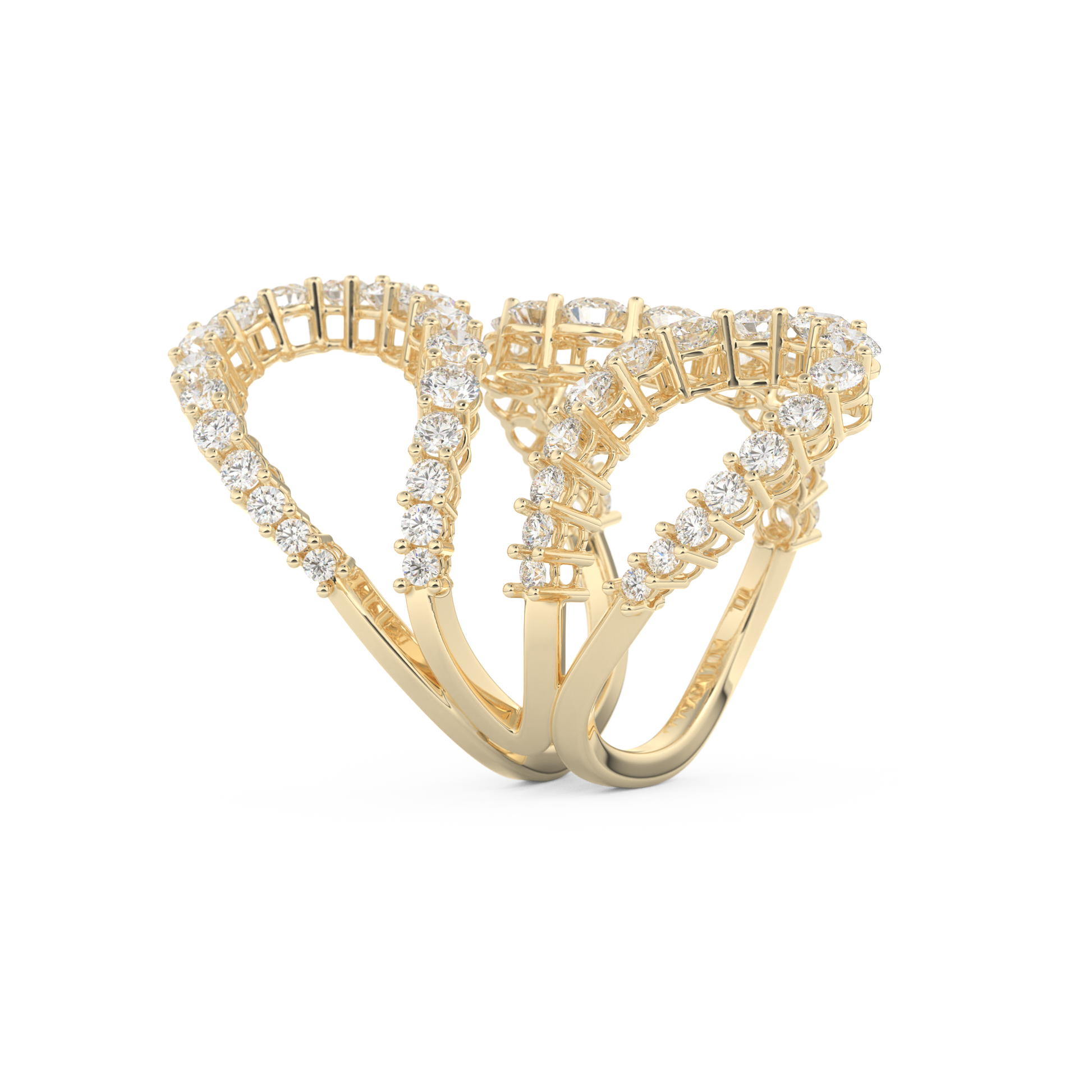 3.501 TCW Round Lab Grown Diamond Wedding Band