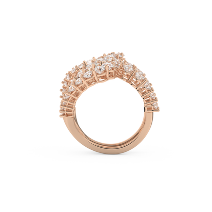 3.501 TCW Round Lab Grown Diamond Wedding Band