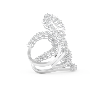 3.501 TCW Round Lab Grown Diamond Wedding Band