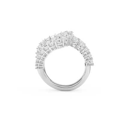 3.501 TCW Round Lab Grown Diamond Wedding Band