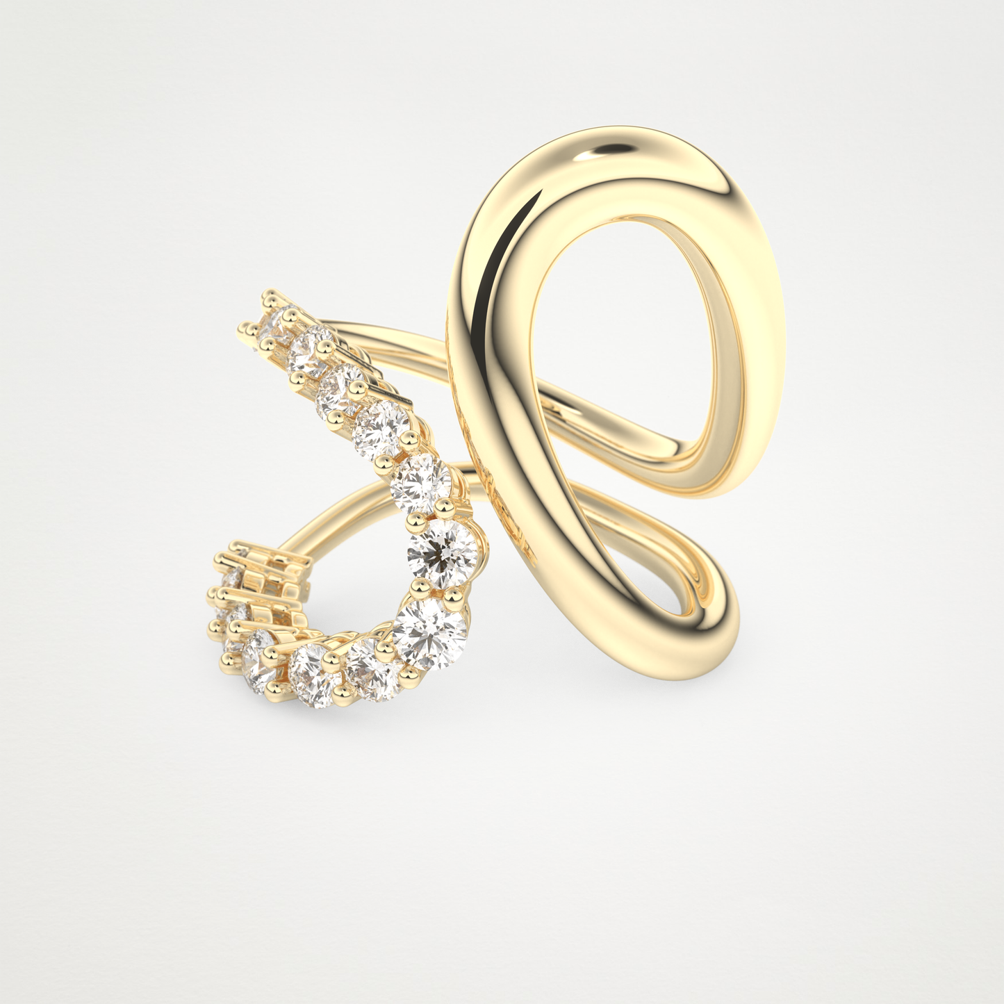 1.13 TCW Round Lab Grown Diamond Wedding Band