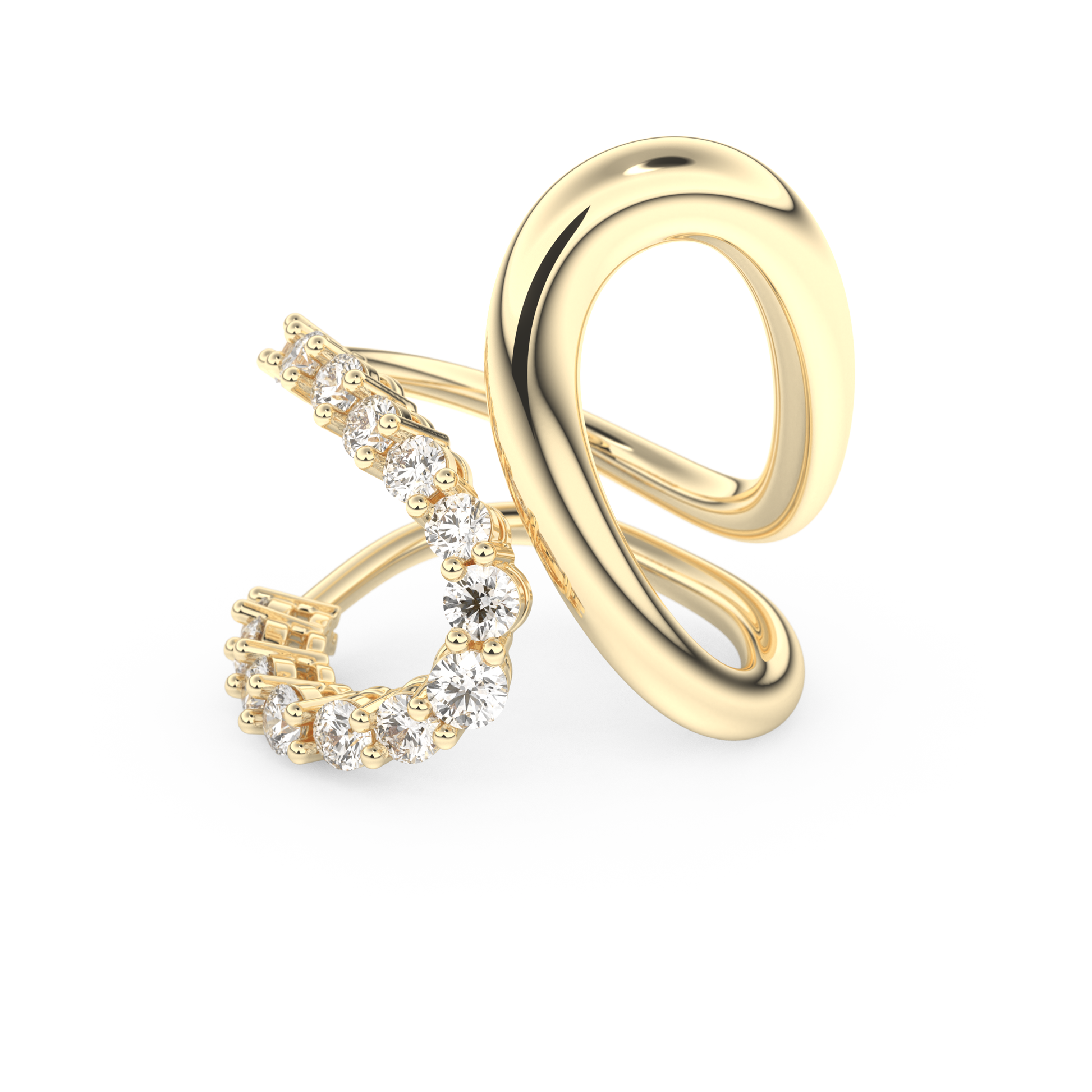 1.13 TCW Round Lab Grown Diamond Wedding Band