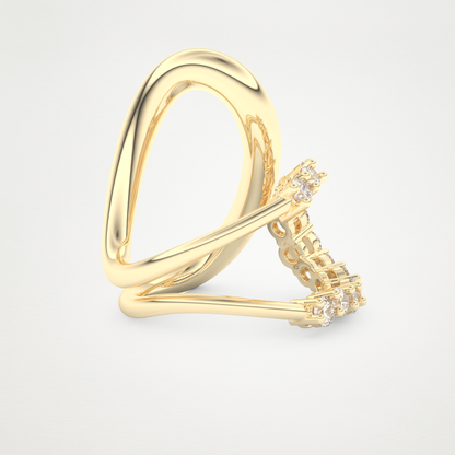 1.13 TCW Round Lab Grown Diamond Wedding Band