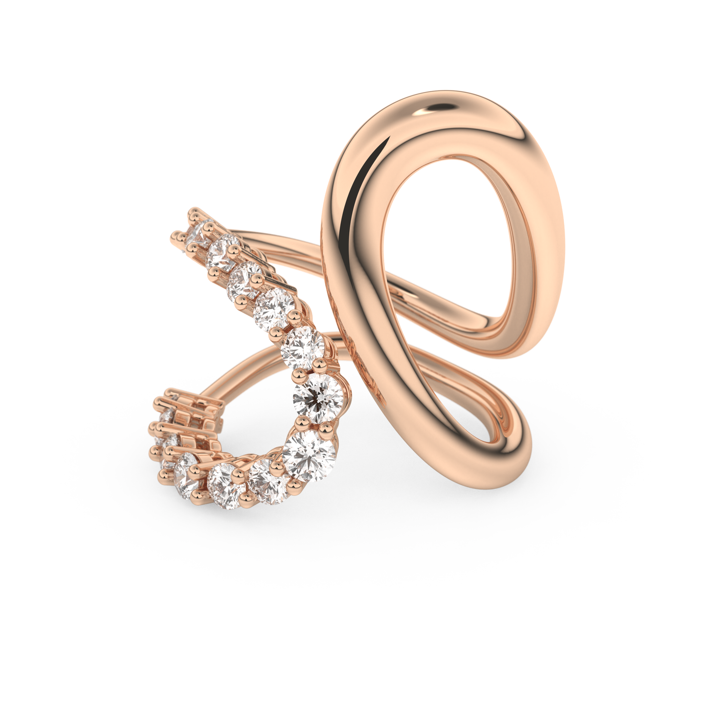 1.13 TCW Round Lab Grown Diamond Wedding Band