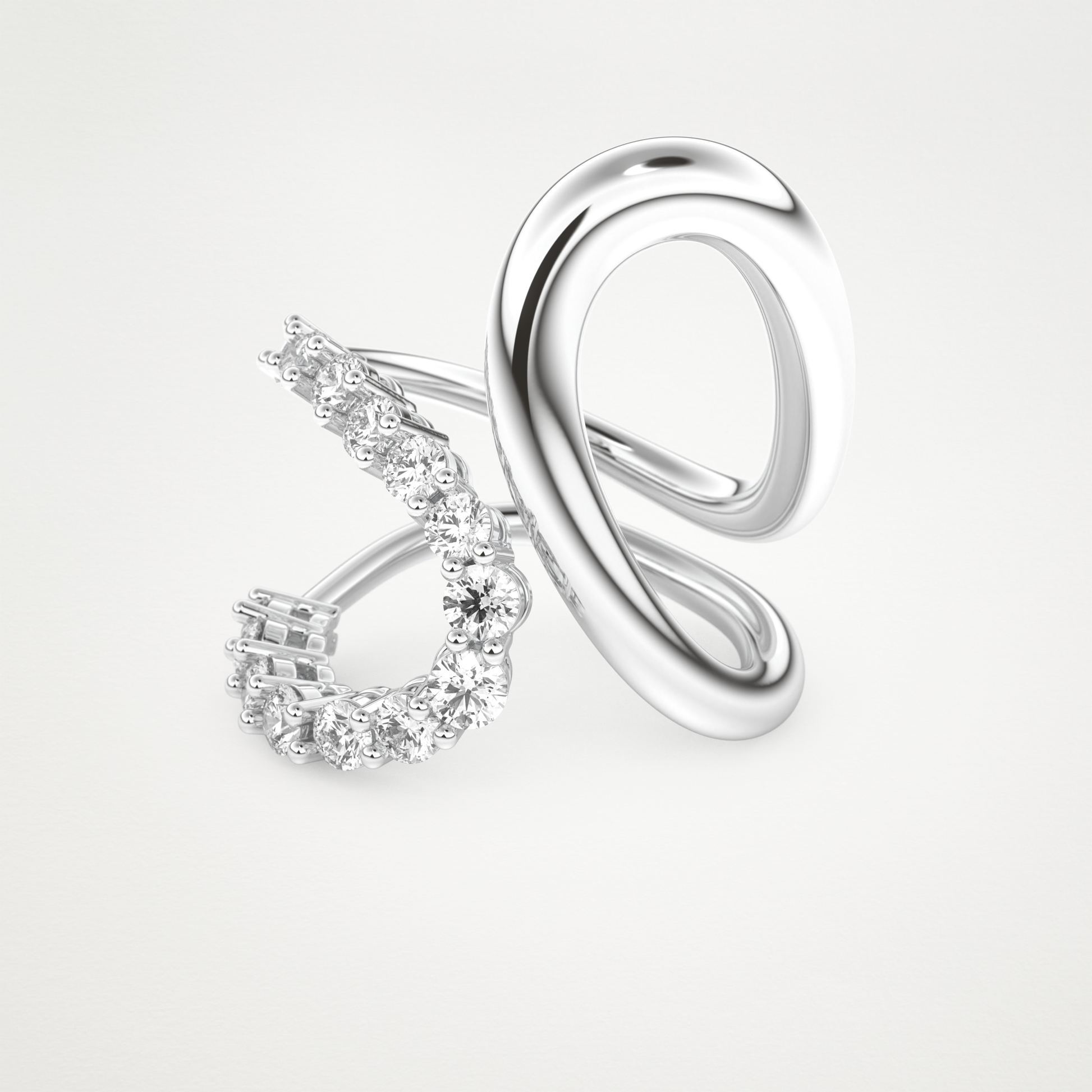 1.13 TCW Round Lab Grown Diamond Wedding Band