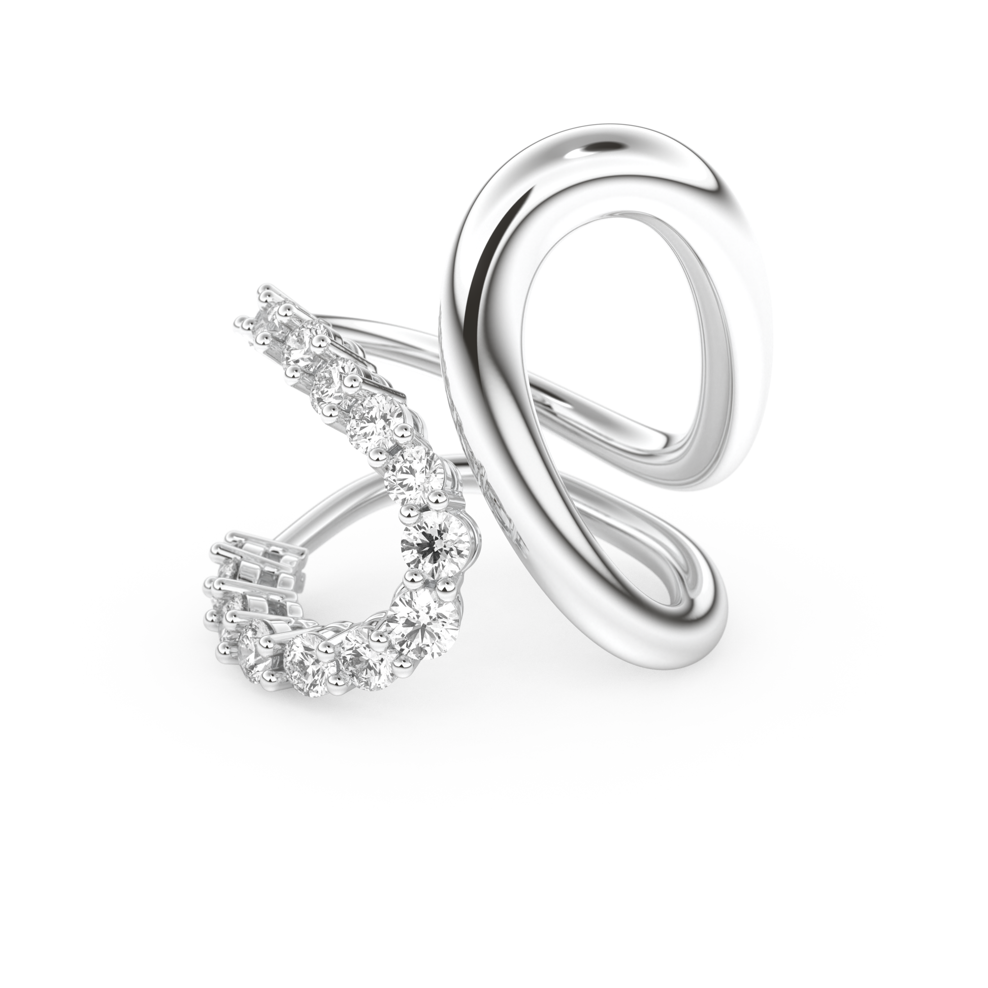 1.13 TCW Round Lab Grown Diamond Wedding Band