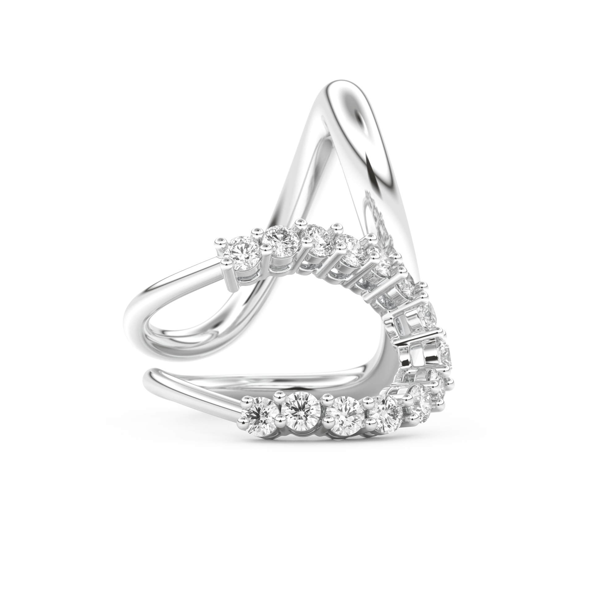 1.13 TCW Round Lab Grown Diamond Wedding Band